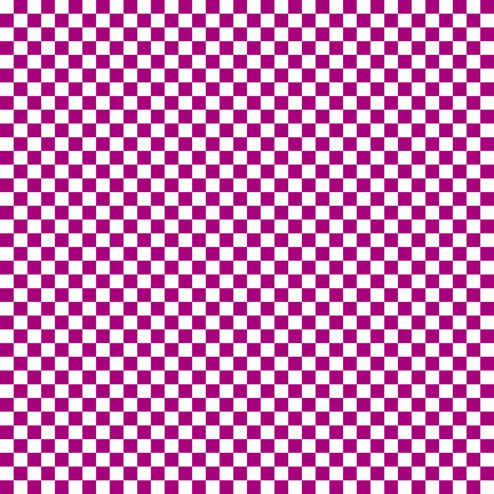 Tissu Imprimé Damier 63 Magenta, 10 tissus au choix