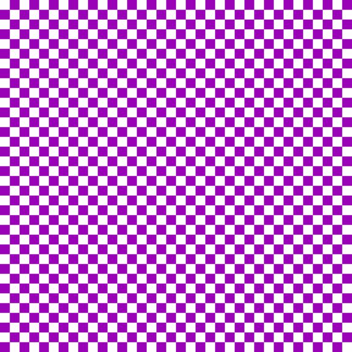 Tissu Imprimé Damier 64 Violet, 10 tissus au choix
