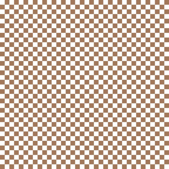 Tissu Imprimé Damier 94 Marron Beige, 10 tissus au choix